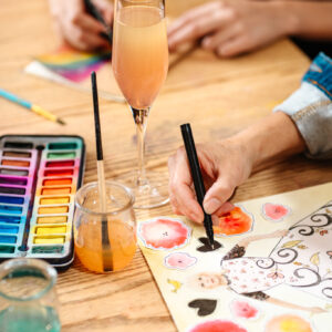 Aquarelle et cocktails